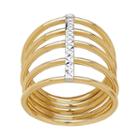 Everlasting Gold 14k Gold Textured Multi Row Ring, Women's, Size: 7
