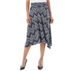 Women's Ab Studio Print Midi Skirt, Size: Regular, Ovrfl Oth