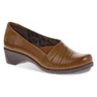 Soft Style By Hush Puppies Kambra Women's Pleated Slip-on Shoes, Size: 8.5 Wide, Med Brown