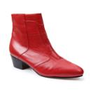 Giorgio Brutini Men's Leather Ankle Boots, Size: Medium (9.5), Red