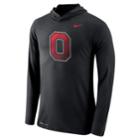Men's Nike Ohio State Buckeyes Dri-fit Hooded Tee, Size: Xxl, Black