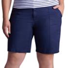 Plus Size Lee Delaney Relaxed Fit Bermuda Shorts, Women's, Size: 22 - Regular, Dark Blue