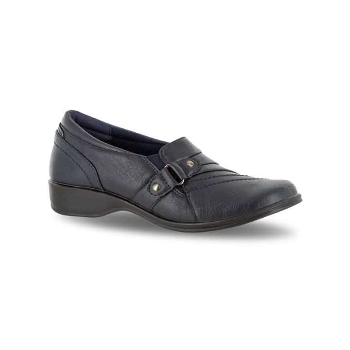 Easy Street Giver Women's Slip On Shoes, Size: Medium (5), Blue (navy)