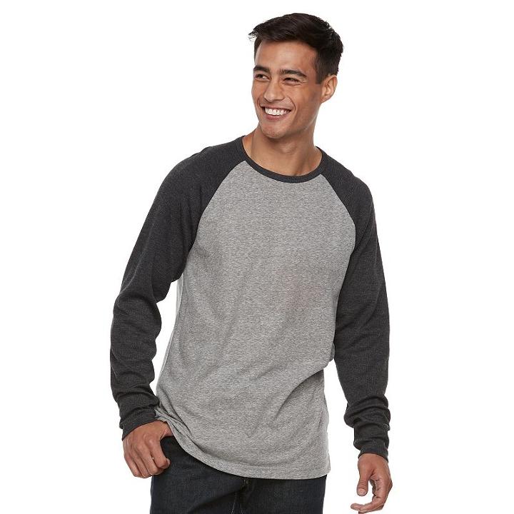 Men's Levi's&reg; Ambia Raglan Tee, Size: Large, Red Overfl