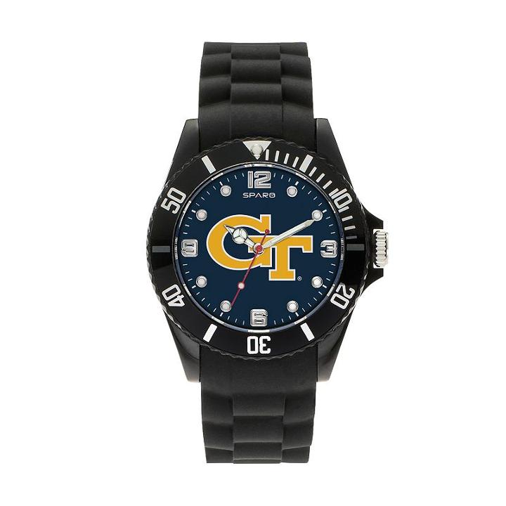 Sparo Men's Spirit Georgia Tech Yellow Jackets Watch, Black