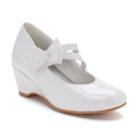 Rachel Shoes Judith Girls' Dress Wedges, Size: 3, Natural