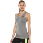 Women's Fila Sport&reg; Basic Racer Workout Tank Top, Size: Xs, Grey Other
