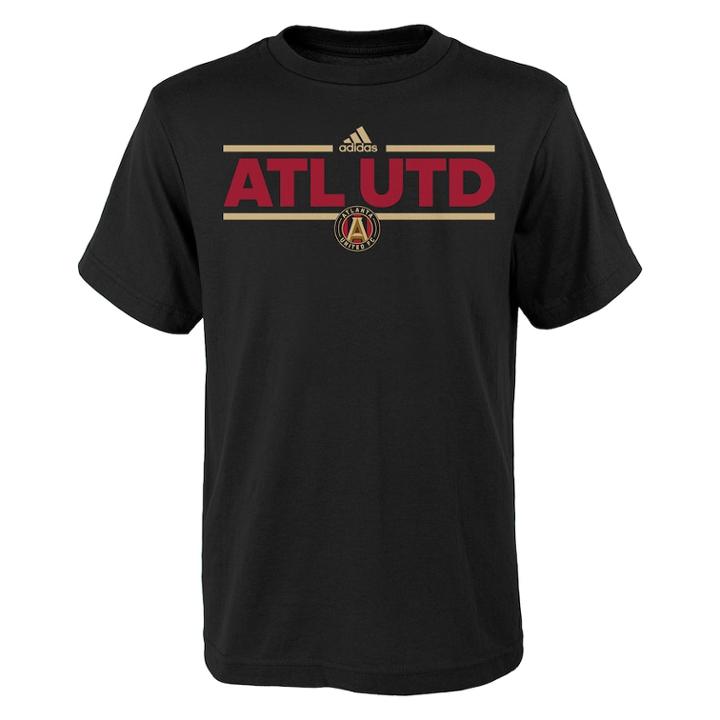 Boys 8-20 Adidas Atlanta United Fc Tee, Size: S 8, Black