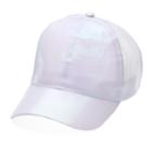 Mudd&reg; Iridescent Baseball Cap, Women's, Med Pink