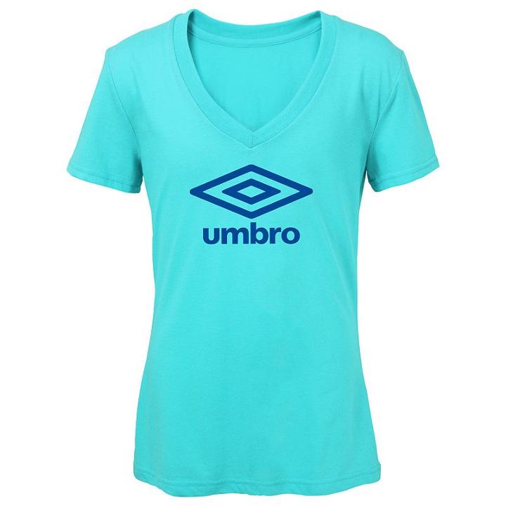 Women's Umbro Logo Graphic Tee, Size: Xl, Light Blue
