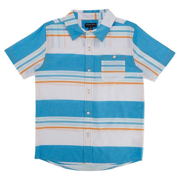 Boys 8-20 French Toast Plaid Button-down Shirt, Boy's, Size: 12, Brt Orange