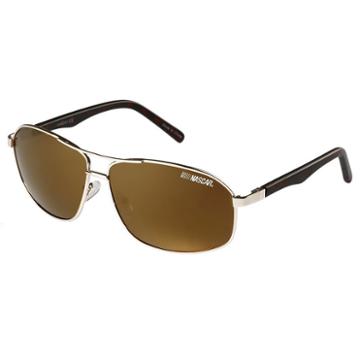 Men's Nascar Polarized Aviator Sunglasses, Black