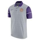 Men's Nike Lsu Tigers Sideline Dri-fit Polo, Size: Medium, Grey