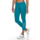 Women's Nike Futura Graphic 3/4 Tights, Size: Large, Blue Other