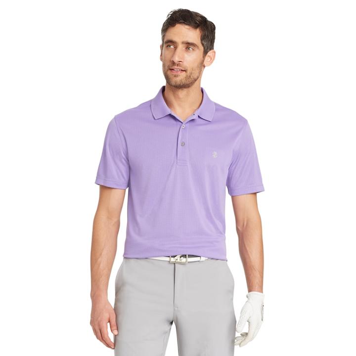 Men's Izod Classic-fit Grid Performance Golf Polo, Size: Xxl, Brt Purple