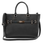 Instyle Lock Front Tote, Women's, Black