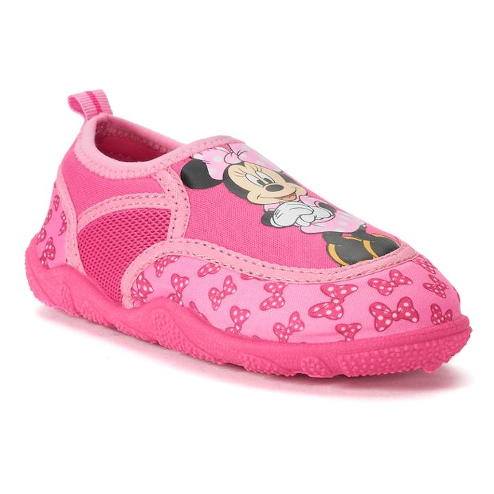Disney Minnie Mouse Toddler Girls' Water Shoes, Size: L (9/10), Med Pink