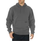 Men's Dickies Midweight Fleece Pullover Hoodie, Size: Xxl, Dark Grey