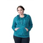 Plus Size Soybu Betty Space-dye Hoodie, Women's, Size: 1xl, Med Green