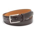 Men's Croft & Barrow&reg; Feather-edge Dress Belt, Size: 42, Dark Brown