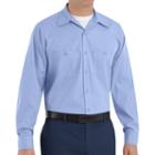 Big & Tall Red Kap Classic-fit Durastripe Striped Button-down Work Shirt, Men's, Size: Xl Tall, Multicolor