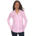 Juniors' So&reg; Twill Button-down Shirt, Girl's, Size: Xl, Brt Purple