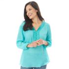 Women's Apt. 9&reg; Embroidered Peasant Top, Size: Small, Brt Green