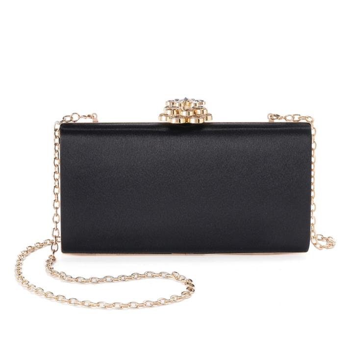 Lenore By La Regale Medallion Minaudiere, Women's, Black