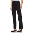 Petite Croft & Barrow&reg; Sateen Tapered Pull-on Pants, Women's, Size: 4p-short, Black