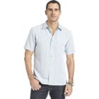 Big & Tall Van Heusen Classic-fit Grid Button-down Shirt, Men's, Size: Xl Tall, Turquoise/blue (turq/aqua)