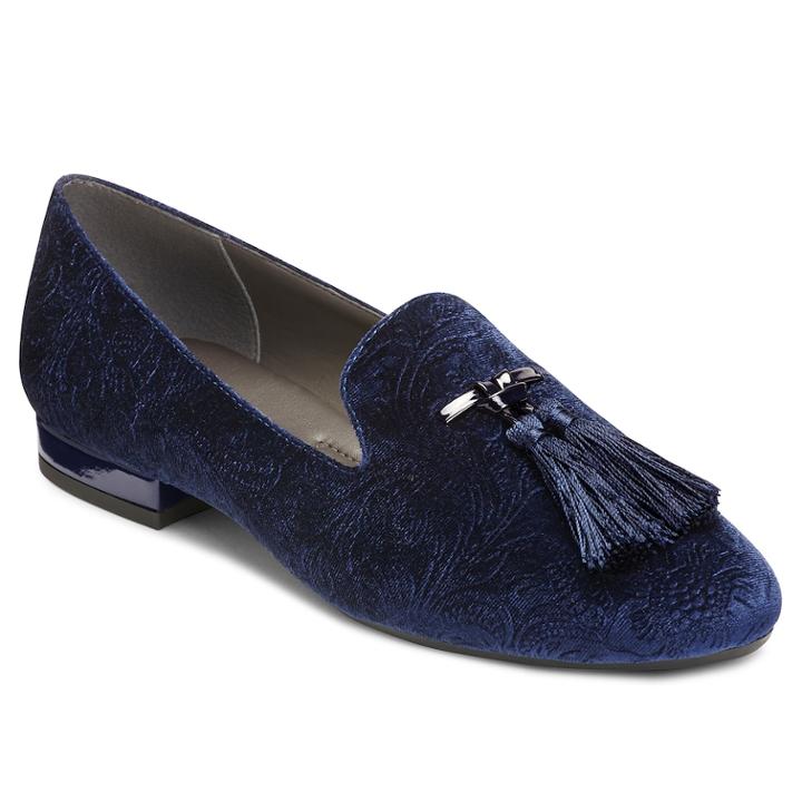 A2 By Aerosoles Roundabout Women's Fringe Loafers, Size: 8.5, Blue