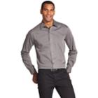 Men's Van Heusen Classic-fit Striped Button-down Shirt, Size: Xl, Grey
