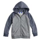 Boys 4-12 Sonoma Goods For Life&trade; Colorblock Zip Hoodie, Size: 12, Med Blue