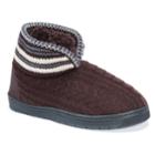 Men's Muk Luks Mark Bootie Slippers, Size: Small, Brown