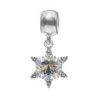 Individuality Beads Sterling Silver Crystal Snowflake Charm, Women's