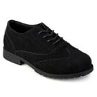Journee Zade Boys' Oxford Shoes, Boy's, Size: 11, Black