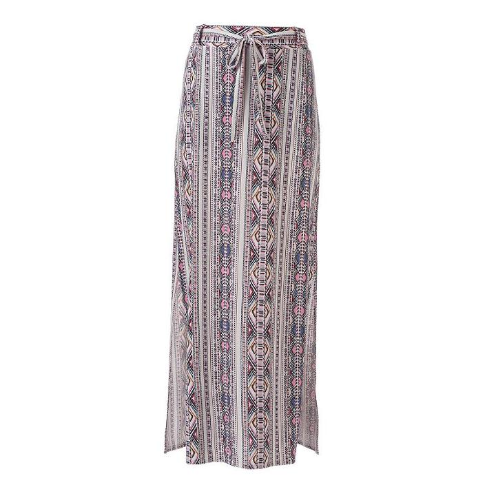 Women's Studio 253 Tribal Maxi Skirt, Size: Xl, White Oth