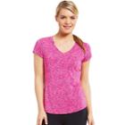 Women's Marika Crunch Space-dyed Tee, Size: Small, Dark Pink
