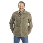 Men's Woolrich Hemlock Corduroy Button-down Shirt, Size: Small, Dark Green