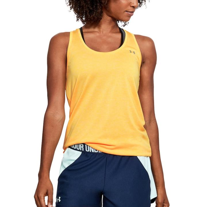 Women's Under Armour Tech Tank, Size: Large, White