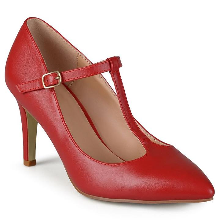 Journee Collection Dream Women's High Heels, Girl's, Size: Medium (7), Red