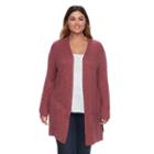 Plus Size Sonoma Goods For Life&trade; Long Cardigan, Women's, Size: 1xl, Dark Red