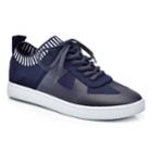 Henry Ferrera Women's Chic Fashion Sneaker, Size: Medium (6), Blue (navy)