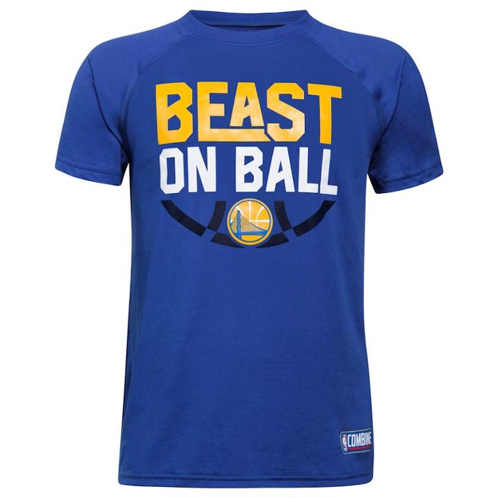Boys 8-20 Under Armour Golden State Warriors Beast On Ball Tee, Size: Medium, Blue