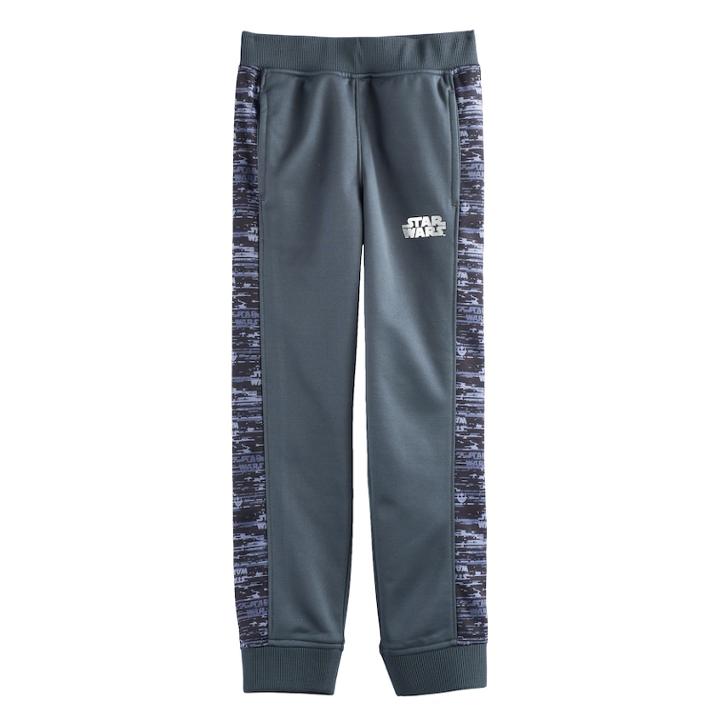 Boys 4-7x Star Wars A Collection For Kohl's Foiled Jogger Pants, Size: 6, Dark Grey