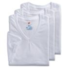 Men's Hanes 3-pack Ultimate X-temp V-neck Tees, Size: Medium, White