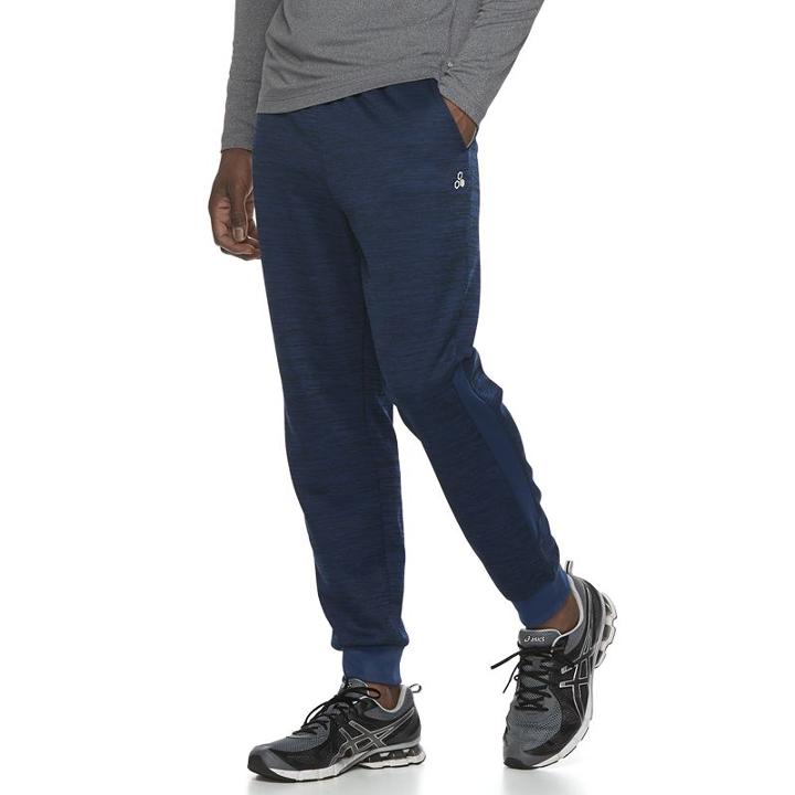 Men's Tek Gear&reg; Performance Fleece Jogger Pants, Size: Xl, Blue