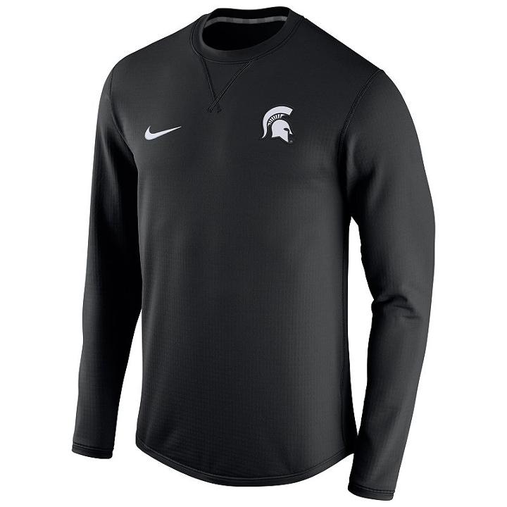 Men's Nike Michigan State Spartans Modern Waffle Fleece Sweatshirt, Size: Small, Ovrfl Oth