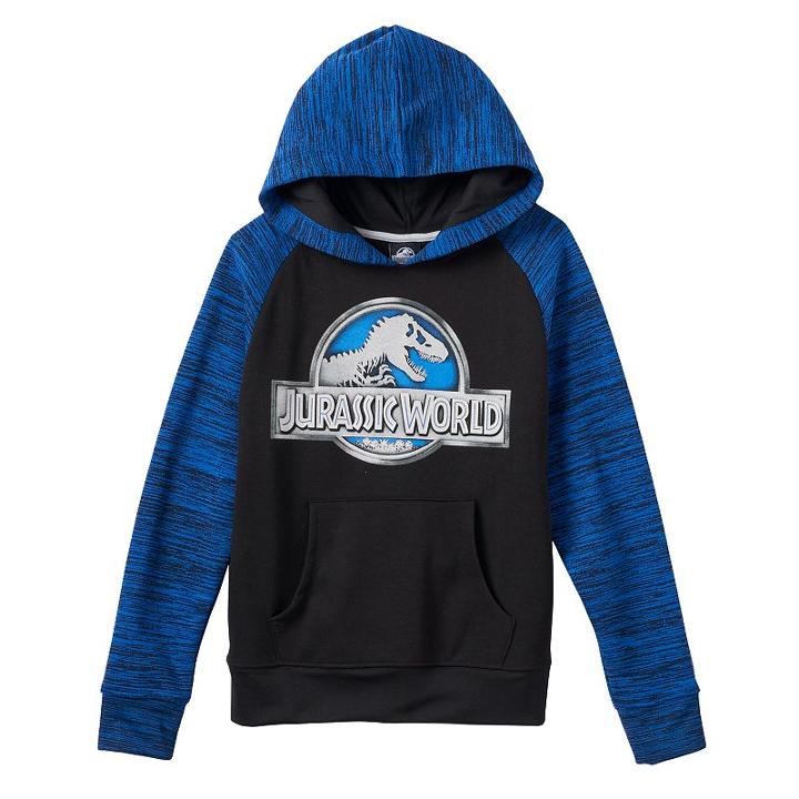 Boys 8-20 Jurassic World Hoodie, Boy's, Size: Large, Black
