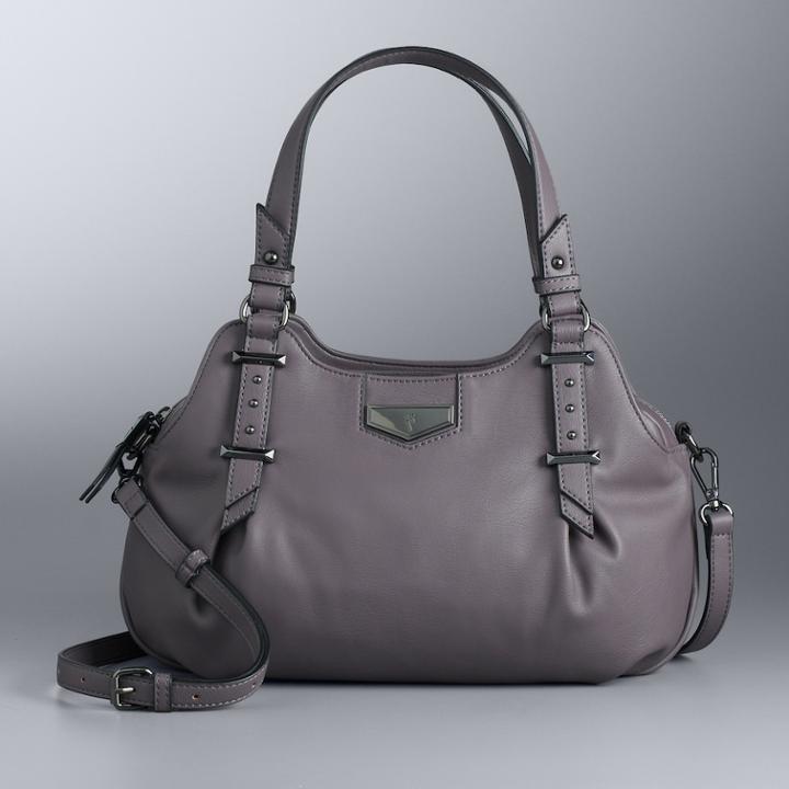 Simply Vera Vera Wang Buena Satchel, Women's, Lt Purple